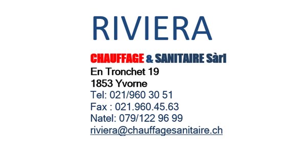 RIVIERA Chauffage & Sanitaire Sàrl
