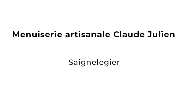 Menuiserie artisanale Claude Julien